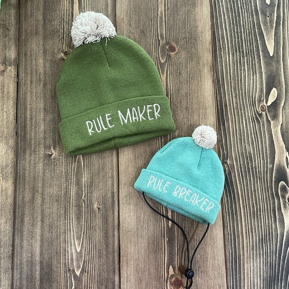 Other - 🌟18x Host Pick🌟Rule Maker & Rule Breaker Matching Beanies